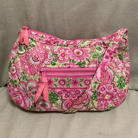 Vera Bradley Petal Pink / Plum Crazy 2 bag Combo - Picture 2 of 8